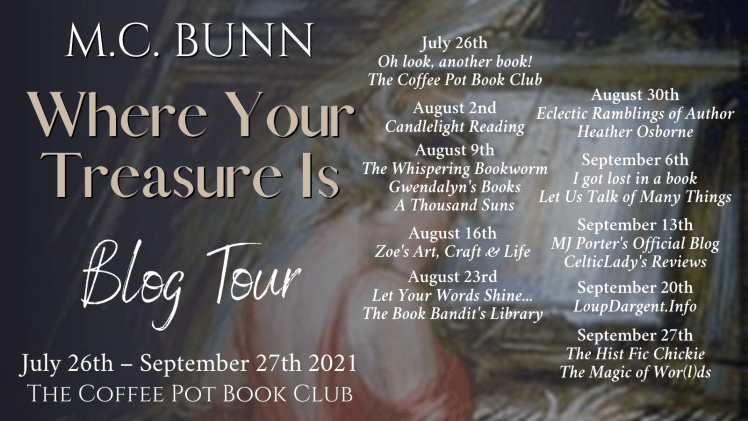 Where Your Treasure Is Tour Schedule Banner